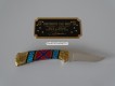 David Yellowhorse Buck Knife " Confederate Flag " Limited Edition