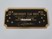 David Yellowhorse Buck Knife " Confederate Flag " Limited Edition