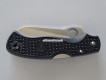 Faltmesser Spyderco, Klinge mit Wellenschliff