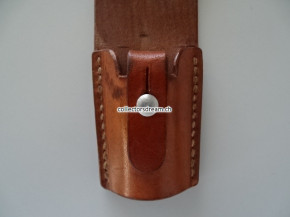 Ledertragefrosch zu Bajonett Stgw 57 und Bajonett Model 18 gefertigt 1978