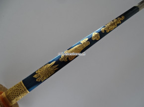 Galadegen in der Art um 1770/1800, Replika, vergoldet - gebleut