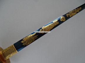 Galadegen in der Art um 1770/1800, Replika, vergoldet - gebleut