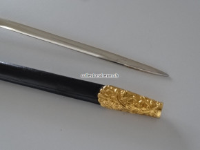 Galadegen in der Art um 1770/1800, Replika, vergoldet - gebleut
