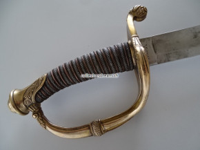 Offizierssäbel Schweiz, eidg. Ordonnanz 1842/52 für Infanterie, Artillerie
