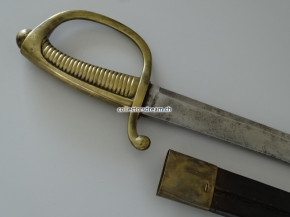 Infanterie Säbel "Briquet" kantonale Ordonnanz um 1835, Unteroffizier, Ct. Vaud - Kanton Waad