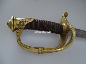 Offizierssäbel Schweiz eidg. Ordonnanz 1842/52 für Infanterie, Artillerie, etc. Klingendekor