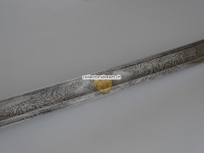 Offizierssäbel Schweiz eidg. Ordonnanz 1842/52 für Infanterie, Artillerie, etc. Klingendekor