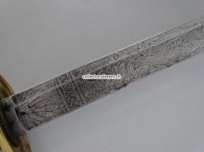 Offizierssäbel Schweiz eidg. Ordonnanz 1842/52 für Infanterie, Artillerie, etc. Klingendekor