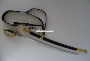 Offizierssäbel Schweiz eidg. Ordonnanz 1842/52 für Infanterie, Artillerie, etc. Klingendekor