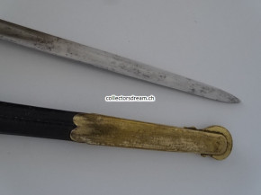 Offiziers Degen kantonale Ord. 1817/30 für Infanterie und Artillerie, wohl Aargau