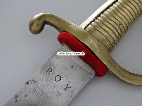 Infanterie Säbel "Briquet" Ord. 1842/52, gestempelt "ROY"