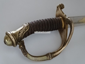 Offizierssäbel Schweiz eidg. Ord. 1842/52 für Infanterie etc. "A. BRAST A AARAU"