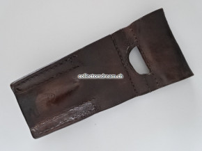 Ledertrage-Tasche / Frosch zu Weidmesser 1842/52 & Yatagan 1864