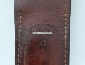 Ledertragefrosch zu Sägebajonett Ord. 1906 und 1914 gefertigt 1951
