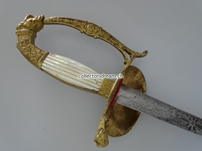 Stabs-Offiziers Galadegen französisch Epoche nach 1814 - 1850 Restauration
