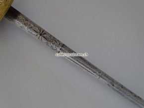 Stabs-Offiziers Galadegen französisch Epoche nach 1814 - 1850 Restauration