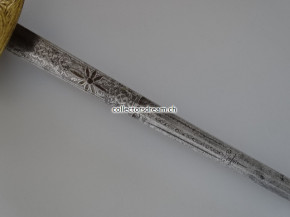Stabs-Offiziers Galadegen französisch Epoche nach 1814 - 1850 Restauration
