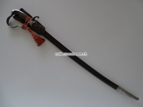 Säbel, eidg. Ord. 1883 für höhere Unteroffiziere "Feldweibelsäbel" 1. Model