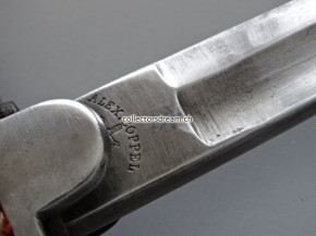 Säbel, eidg. Ord. 1883 für höhere Unteroffiziere "Feldweibelsäbel" 1. Model