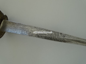 Hofdegen, französisch um 1700/20 Epoche König Ludwig XIV der "Sonnenkönig"