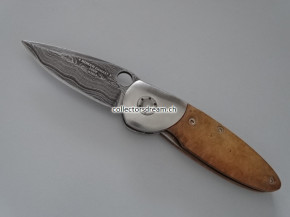 Böker Damast Jahresmesser 2006 Klinge mit 300 Lagen