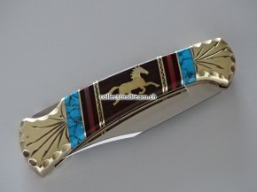 Buck Knife Dave Yellowhorse Model Horse