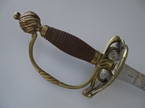 Infanterie Offiziers Degen kant. Ordonnanz 1770 Zürich