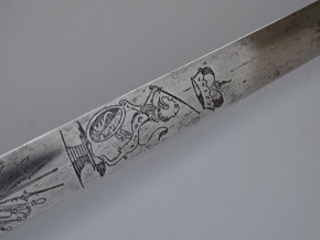Infanterie Offiziers Degen kant. Ordonnanz 1770 Zürich