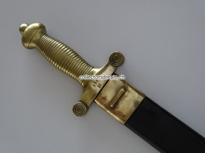 Faschinenmesser Schweiz eidg. Ordonnanz 1842/52 für Genie-Truppen. Ct. Neuchatel / Kt. Neuenburg.