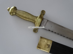 Faschinenmesser Schweiz eidg. Ordonnanz 1842/52 für Genie-Truppen. Ct. Neuchatel / Kt. Neuenburg.