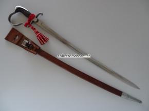 Säbel eidg. Ord. 1883 für höhere Unteroffiziere "Feldweibelsäbel" 3. Model
