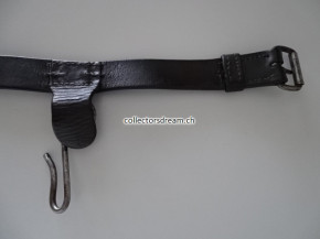 Kavallerie Ledertrage-Gurt verwendet beim Säbel Ord. 1867 & 1896