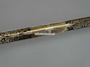Offiziers-Galadegen Model 1899 gebleut & vergoldet