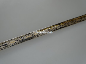 Offiziers-Galadegen Model 1899 gebleut & vergoldet