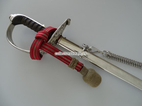 Offiziers-Galadegen Model 1899 gebleut & vergoldet