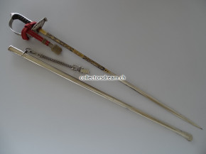 Offiziers-Galadegen Model 1899 gebleut & vergoldet