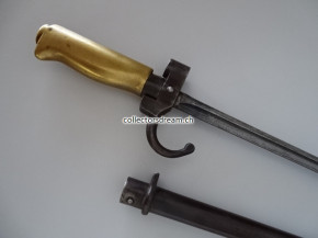 Antikes Bajonett zu Lebel Gewehr Model 1886 Frankreich