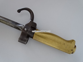 Antikes Bajonett zu Lebel Gewehr Model 1886 Frankreich