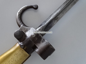 Antikes Bajonett zu Lebel Gewehr Model 1886 Frankreich