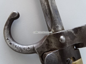 Antikes Bajonett zu Lebel Gewehr Model 1886 Frankreich