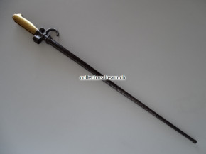 Antikes Bajonett zu Lebel Gewehr Model 1886 Frankreich