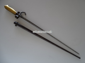 Antikes Bajonett zu Lebel Gewehr Model 1886 Frankreich