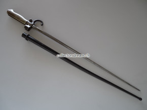 Antikes Bajonett zu Lebel Gewehr Model 1886 Frankreich