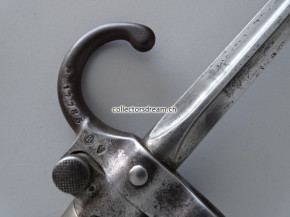 Antikes Bajonett zu Lebel Gewehr Model 1886 Frankreich