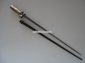 Antikes Bajonett zu Lebel Gewehr Model 1886/15 Frankreich