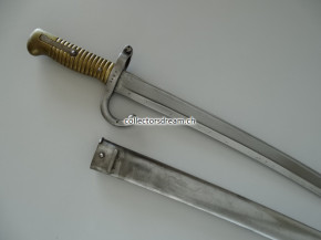 Säbelbajonett Jatagan zu Chassepot Gewehr Model 1866 Frankreich