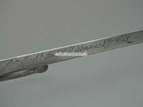 Säbelbajonett Jatagan zu Chassepot Gewehr Model 1866 Frankreich
