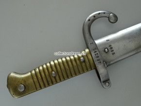 Säbelbajonett Jatagan zu Chassepot Gewehr Model 1866 Frankreich