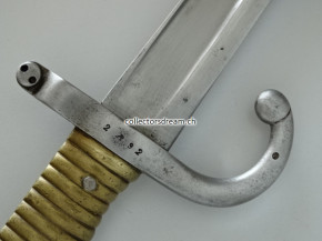 Säbelbajonett Jatagan zu Chassepot Gewehr Model 1866 Frankreich