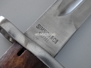 Antikes Bajonett Brasilien Mauser Model 1908 "Simson & Co. Suhl"